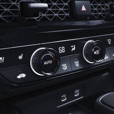 2026 Honda Accord detail of Climate Control with Heated and Ventilated Seats buttons.